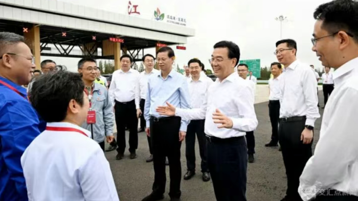 常泰长江大桥通车活动举行